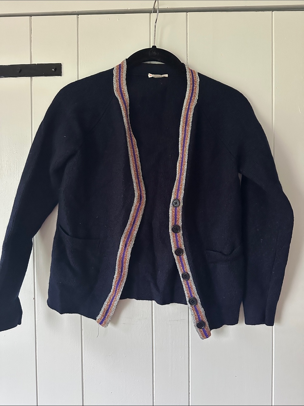 Navy Crewcuts cardigan